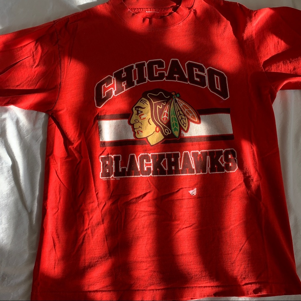 1988 chicago blackhawks tshirt - Picture 3 of 4